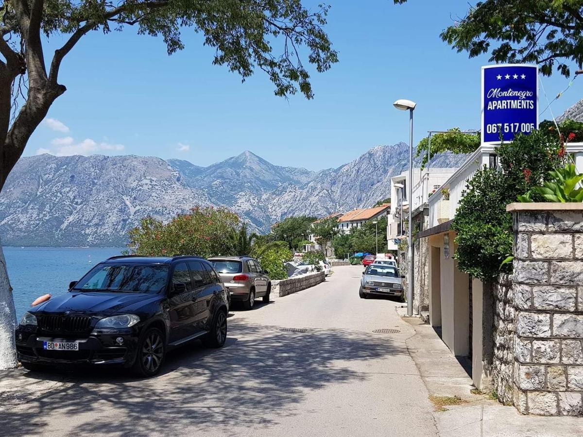 Montenegro Apartments - Private Beach Kotor Dış mekan fotoğraf